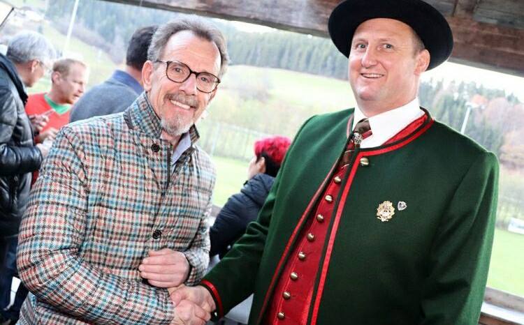 Unser Herbert Ebner mit dem LAbg. Herwig Seisser