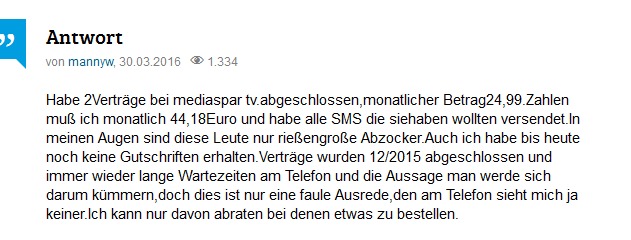 Bis heute keinen Bonus erhalten ...