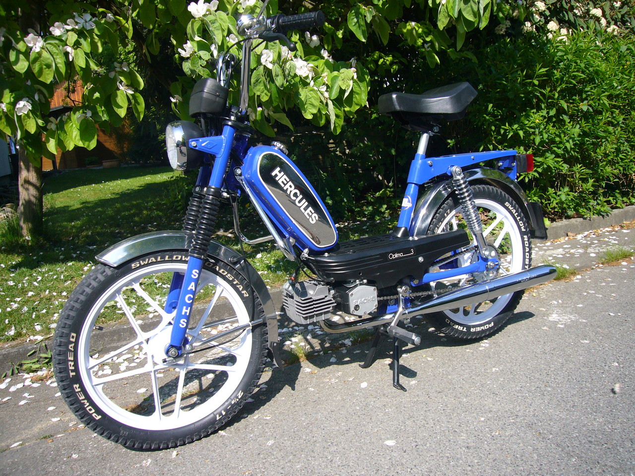 > Hercules Optima 3 Neuaufbau mit Sachs 505/3DK Motorumbau - manias ...