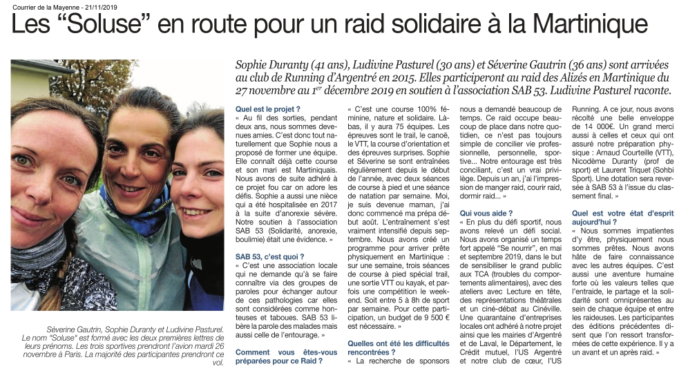 Courrier de la Mayenne - 21/11/2019