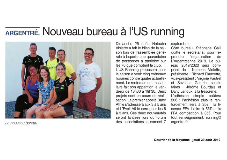 Courrier de la Mayenne - 29/08/2019
