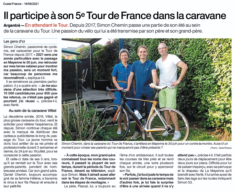 Ouest France - 16/06/2021