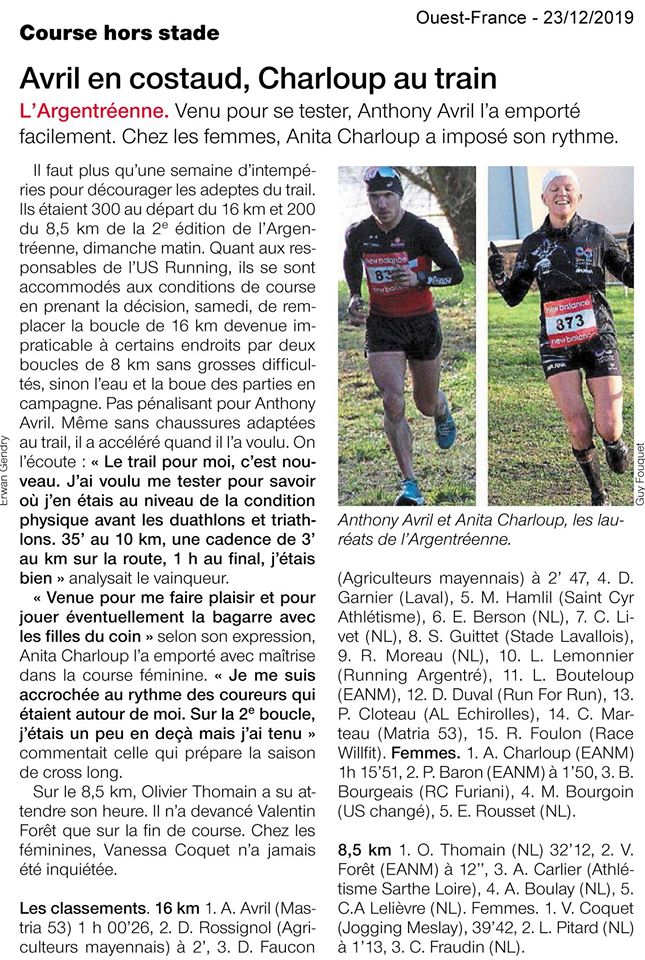 Ouest France - 23/12/2019