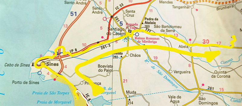 Map 192: São Torpes - O Barao