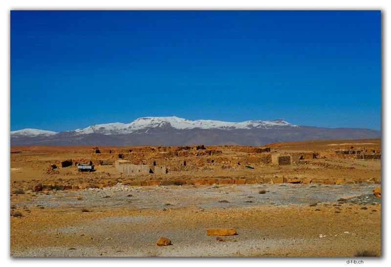 Berber village of Tazount.J.Siroua 3304m