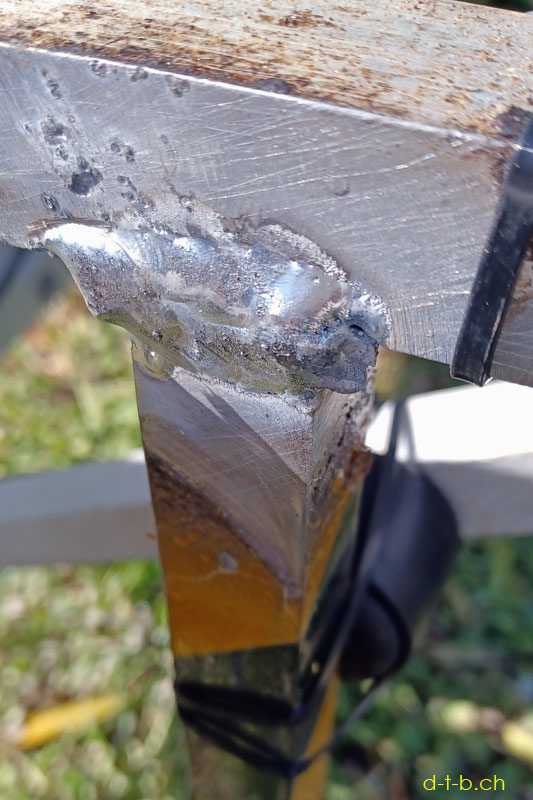 Welded part