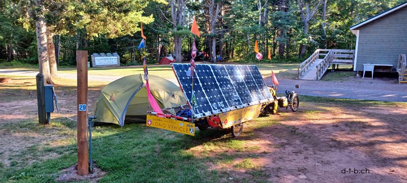 CA. Solatrike at Brudenell Prov. Park Camp