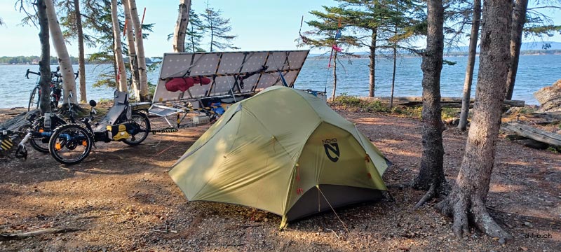 CA. Solatrike at Camping by the Bay. Black Point