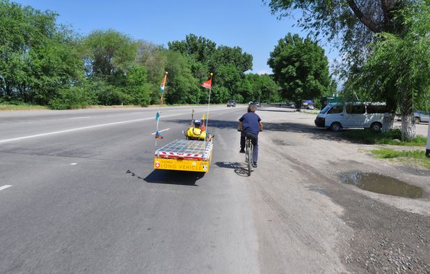 KZ: kurze Begleitung unterwegs (Foto: Tobias)
