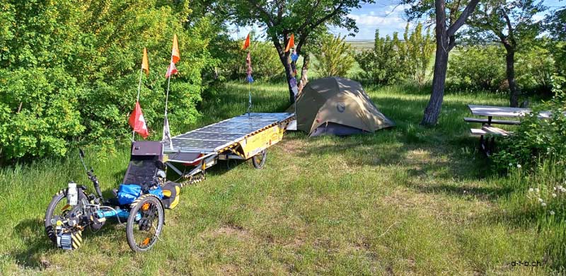 CA. Solatrike at Cadillac Camp