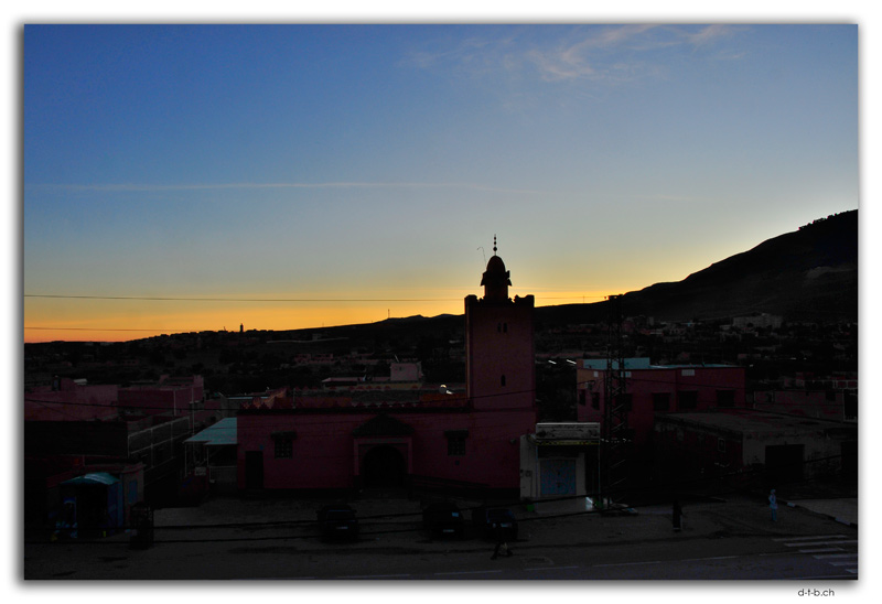 Sonnenaufgang in Imintanout