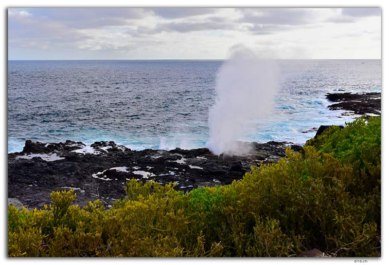 Española Island.Blowhole