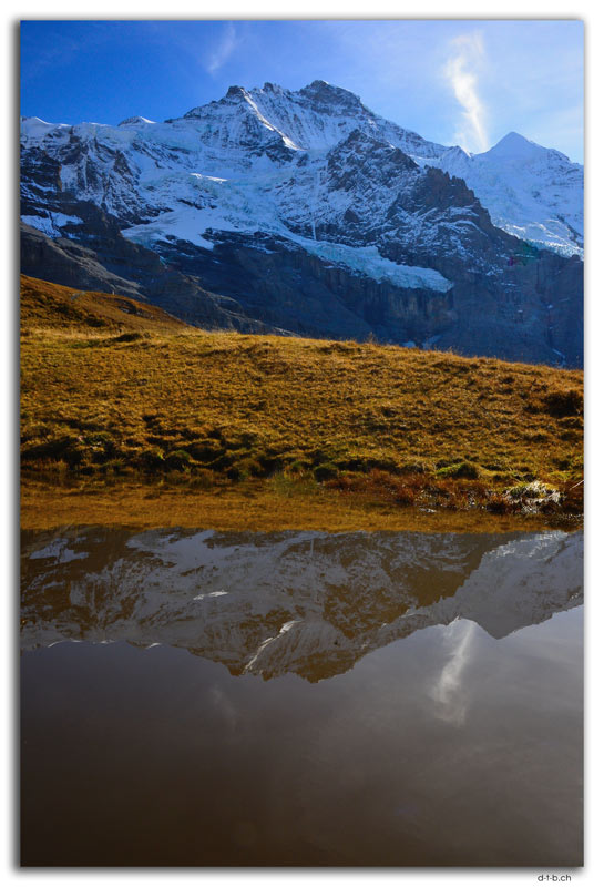 Jungfrau und Bergsee