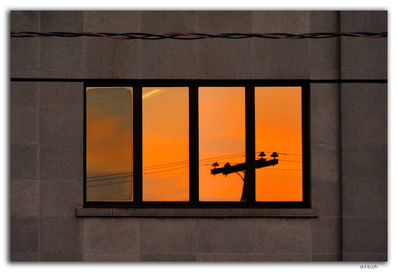 Sherbrooke.Evening glow