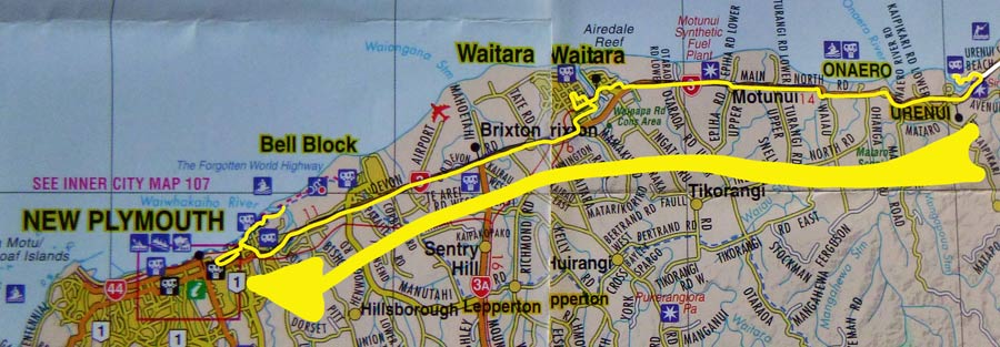 Tag 482: Urenui - New Plymouth