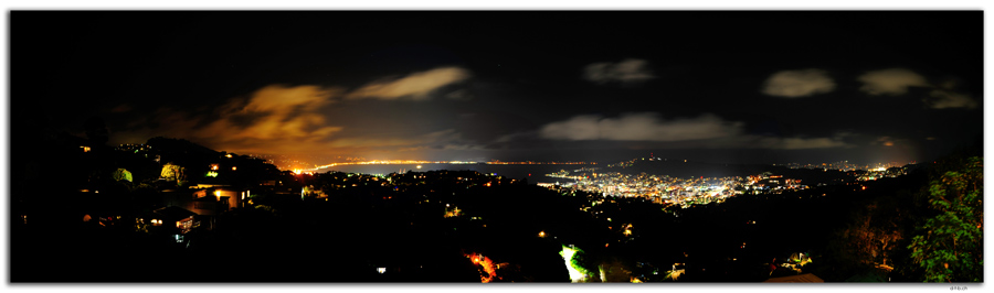 NZ0469.Wellington panorama by night