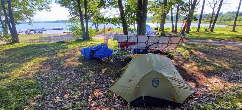 CA. Solatrike at Sault Ste. Marie. Bell's Point Camp