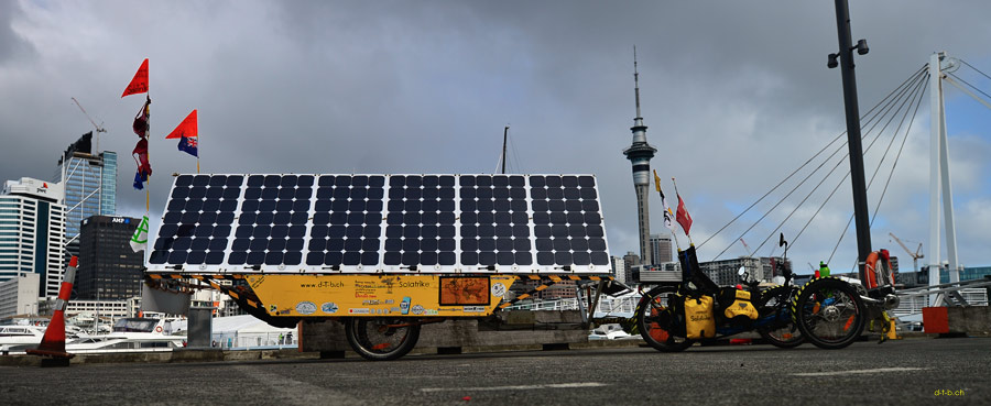 NZ: Solatrike in Auckland, Viaduct Basin