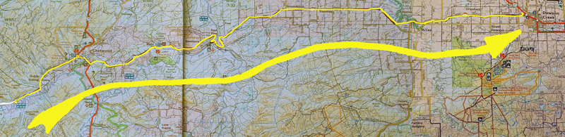 Map 20: Caron Creek - Dawson Creek