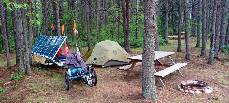 CA. Solatrike at Ignace Camp