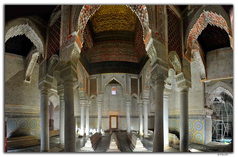 Marrakech.Saadian Tombs