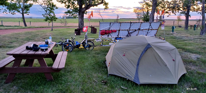 CA. Solatrike at Grassy Lake Camp