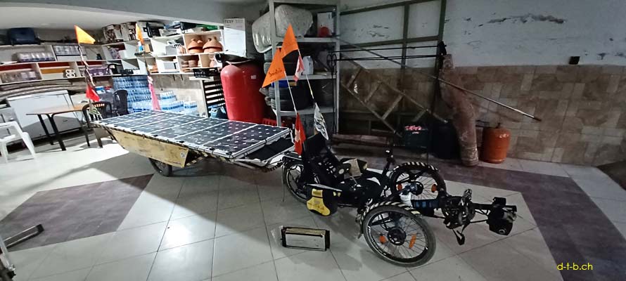 Solatrike in Garage