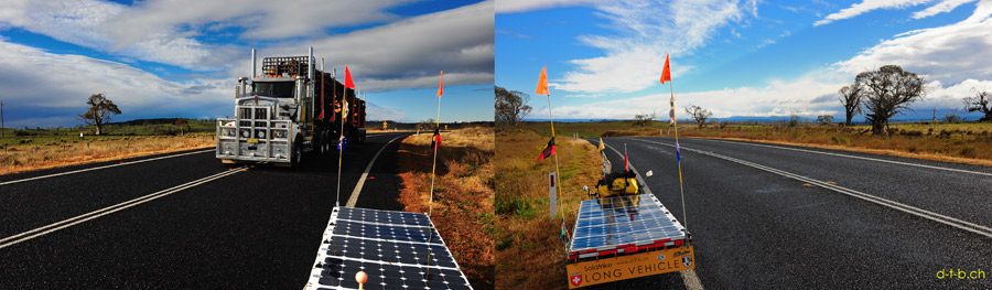 AU: Solatrike auf dem Monaro Highway