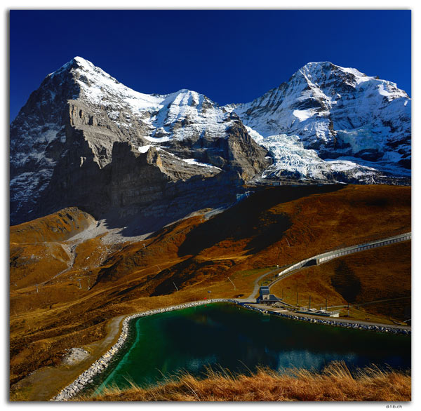 Eiger, Mönch und Fallbodensee