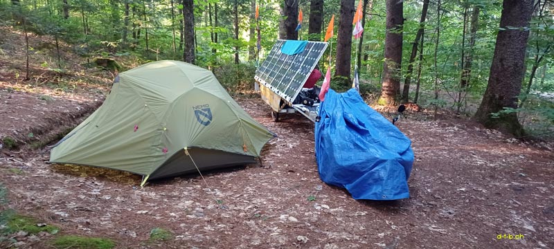 CA. Solatrike at Camp in Saint Joseph des Erables