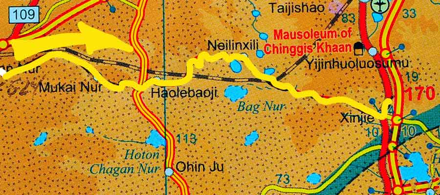 Tag 252: Xiaohu 小湖 - Yijinhuoluozhen 伊金霍洛镇