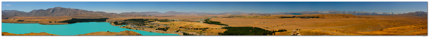 NZ0797.Lake Tekapo.View from Mt.John