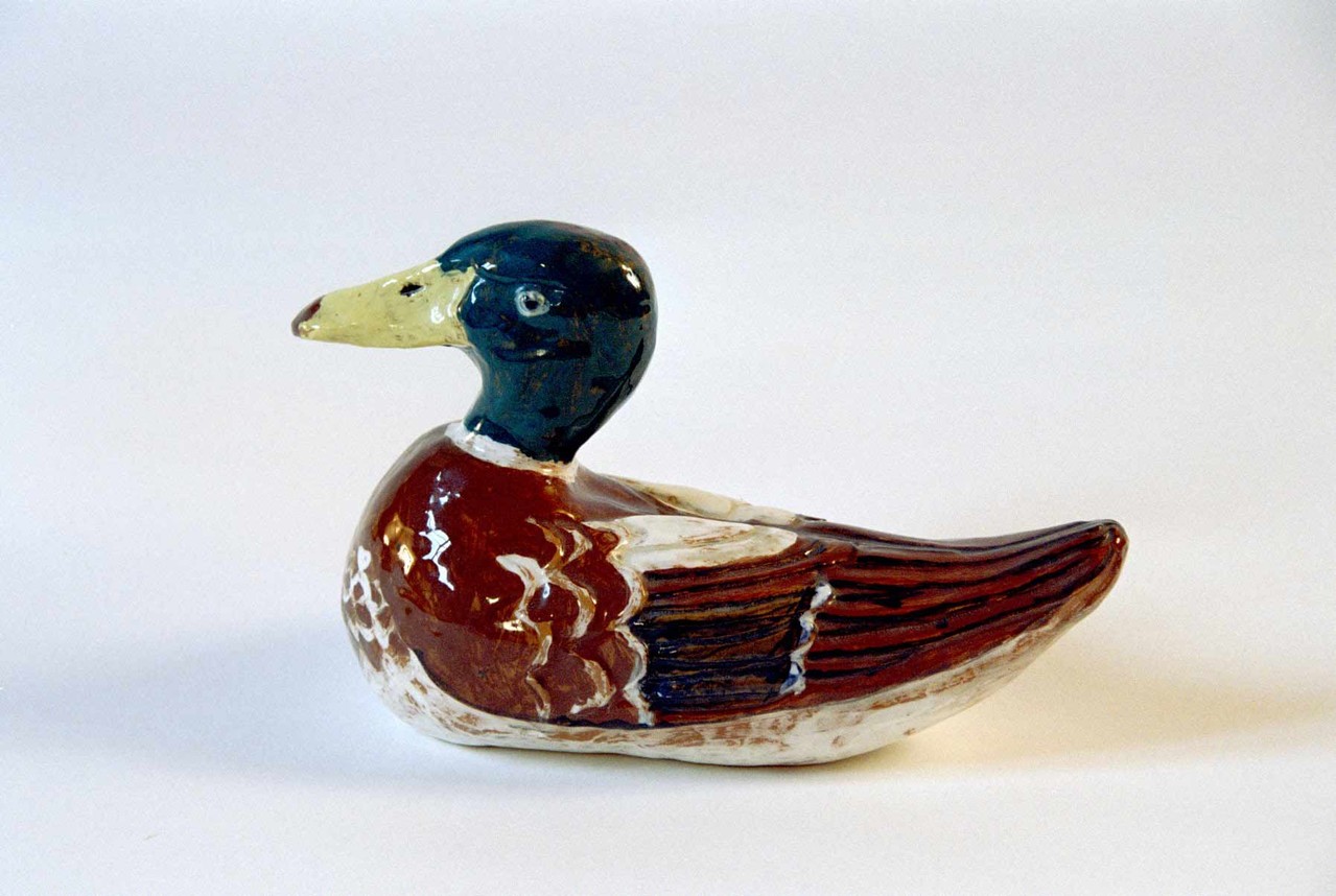 Bild:Ente,Erpel,Ton,gebrannt,David Brandenberger,d-t-b.ch,d-t-b,