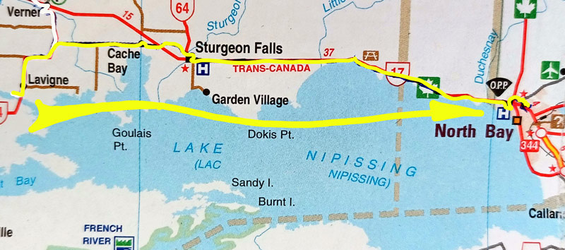 Map 92: Lavigne - North Bay