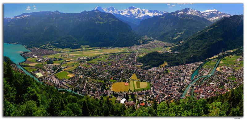 CH1046.Interlaken vom Harder Kulm