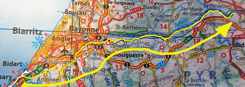 Map 228: Bidart - Hastingues