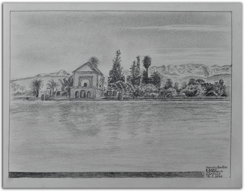 Sketch.Marrakech.Menara Gardens