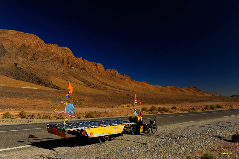 Solatrike and mountain range
