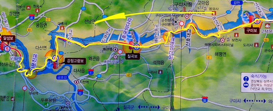 Tag 277: Ilseon-ri - Daegu (Kroki)