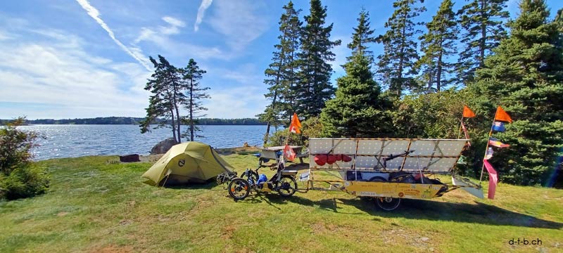 CA. Solatrike at Porters Lake P.P. Camp