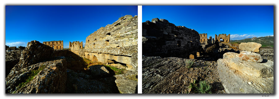 TR0422.Aspendos.Nymphaeum + Basilika