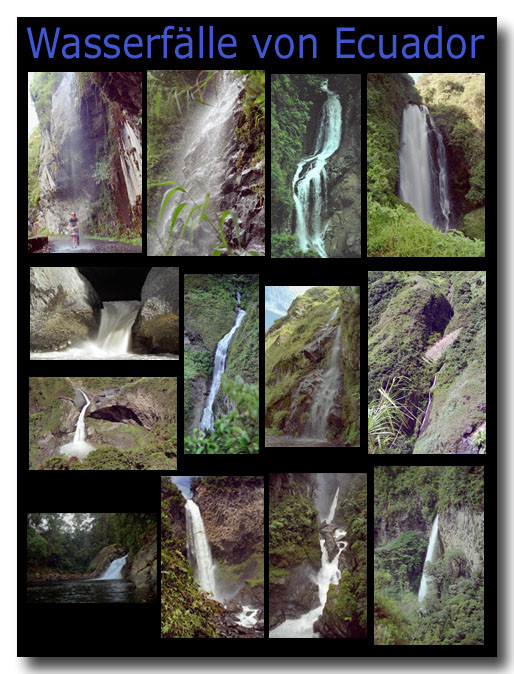 Wasserfälle in Ecuador / Waterfalls of Ecuador