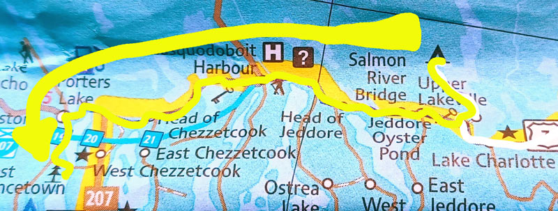 Map 137: Lake Charlotte - Porters Lake P.P.