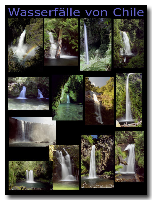 Wasserfälle in Chile / Waterfalls of Chile