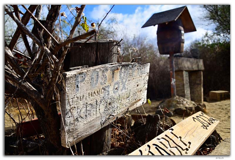Floreana Island.Post Office Bay