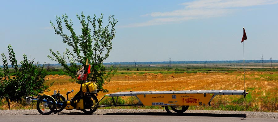AZ: Solatrike unterwegs in Azerbaijan