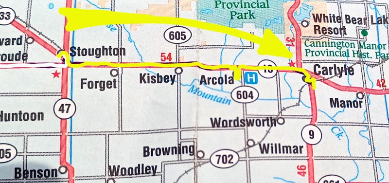 Map 65: Stoughton - Carlyle