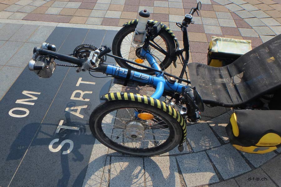 Start Korean Cross Country Bike Path