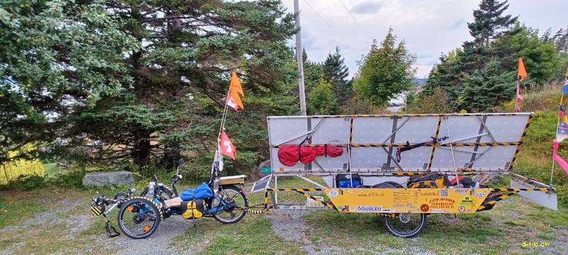 CA. Solatrike at Battery Provincial Park Camp