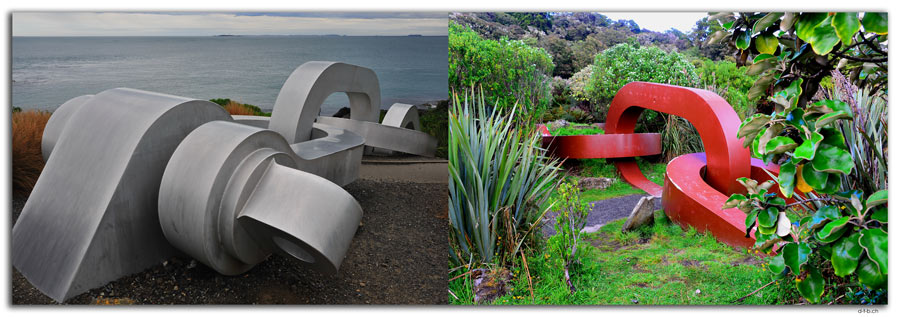 Bluff & Stewart Island Chain Link sculpture